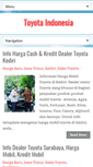 Mobile Screenshot of id-toyota.com